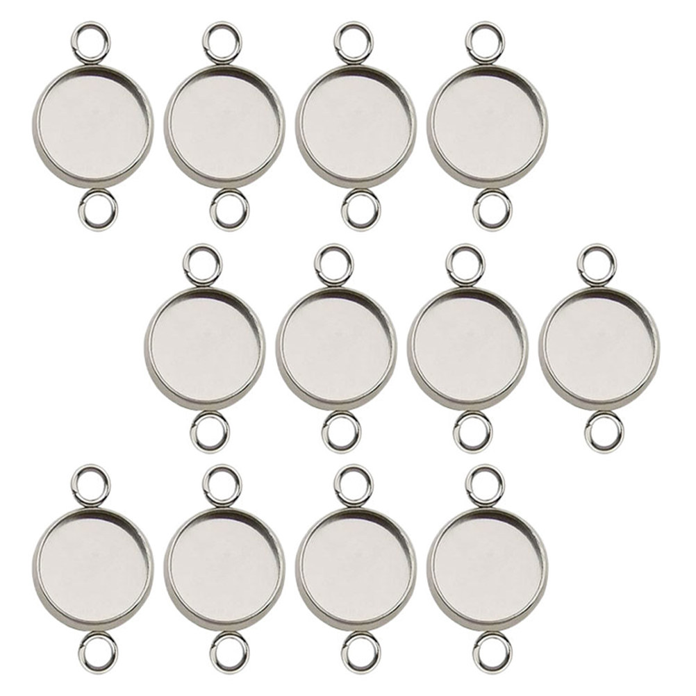 20 Peças Conectores de Cabochã - Bezels Set Pendant avaliação e preço