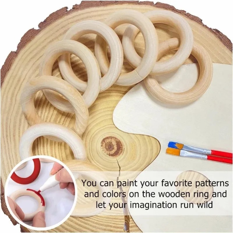 Anéis de Madeira Não Acabados, - Wood Ring Blank avaliação e preço